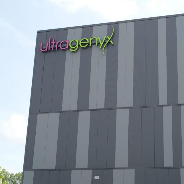 A Exterior of the new Ultragenyx biomanufacturing plant. -- biotech coverage from STAT